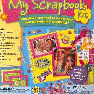 Creative Kids My Scrapbook Kit - Vibrant Craft Set